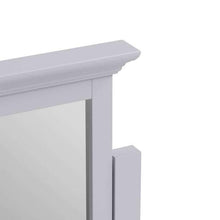 Alsace Grey Painted Dressing Table Mirror - White Tree Furniture