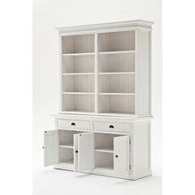 Halifax White Hutch Bookcase Unit BCA599 - White Tree Furniture