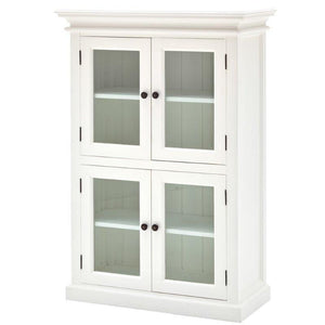 NOVASOLO HALIFAX White Kitchen Pantry Cabinet CA609 - White Tree Furniture