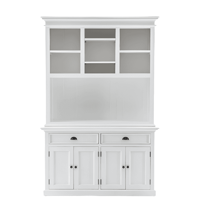 Buy the Novasolo Halifax Large White Buffet Hutch Unit White Tree