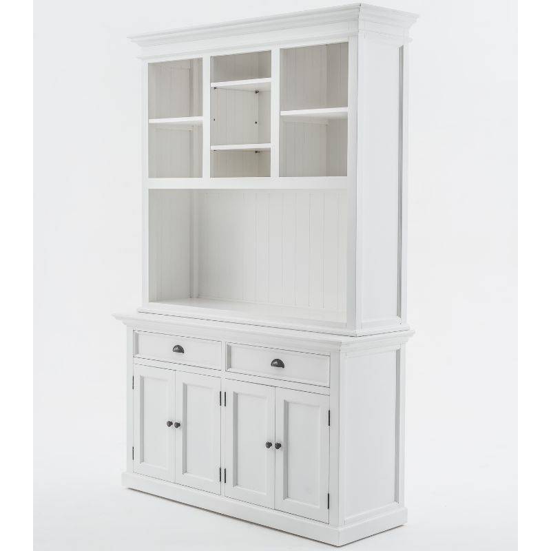 Large buffet sales cabinet with hutch