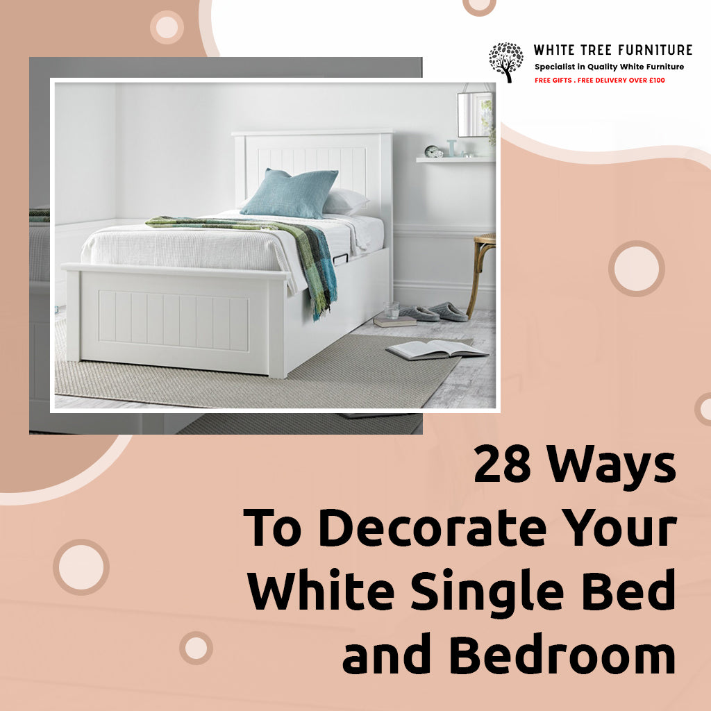28 Ways To Decorate Your White Single Bed and Bedroom