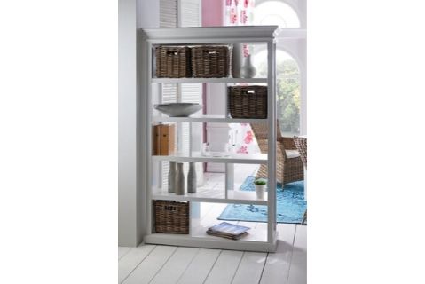 Images | Halifax White Room Divider with Basket Set CA603