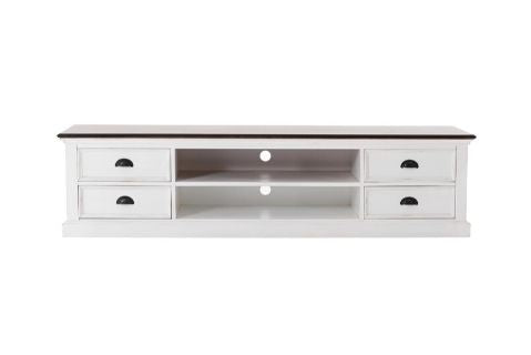 Images | Halifax Accent White TV Unit with 4 Drawers CA631TWD