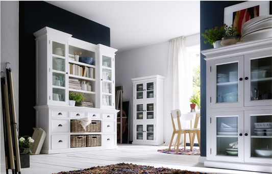 Modern White Display Cabinets
