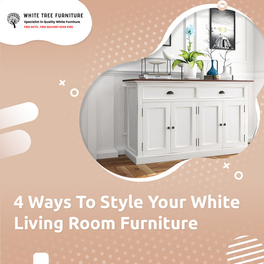4 Ways To Style Your White Living Room Furniture