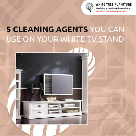 5 Cleaning Agents You Can Use On Your White TV Stand