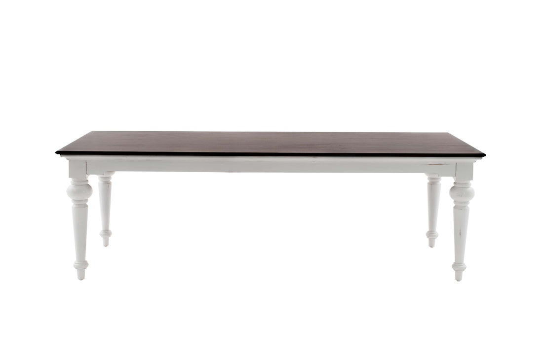 Images | Provence Accent White Dining Table with Wooden Top 240cm T784TWD