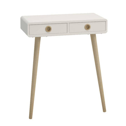 Softline Off White Low Hall Table - White Tree Furniture