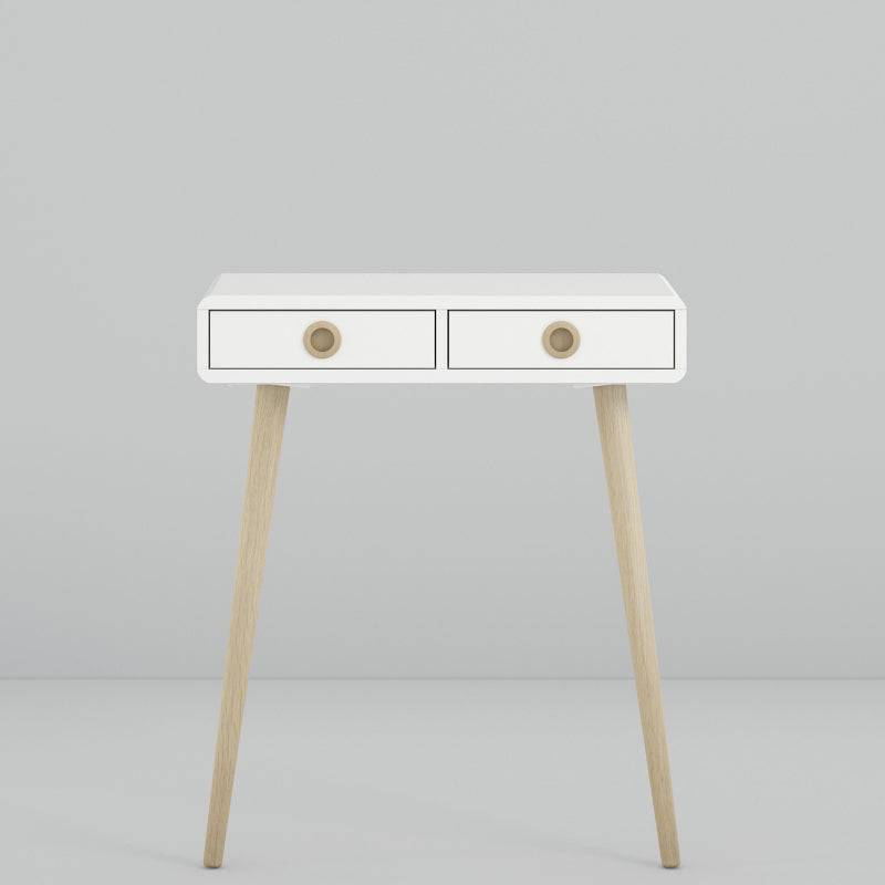 Softline Off White Low Hall Table - White Tree Furniture
