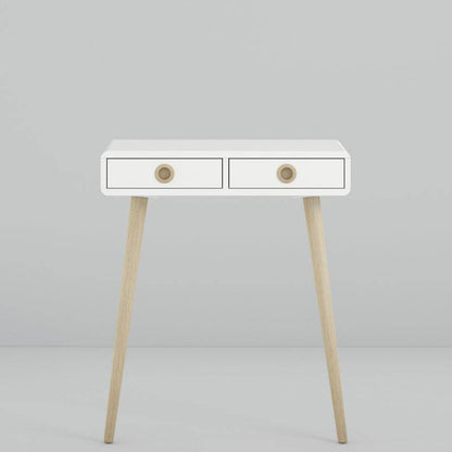 Softline Off White Low Hall Table - White Tree Furniture