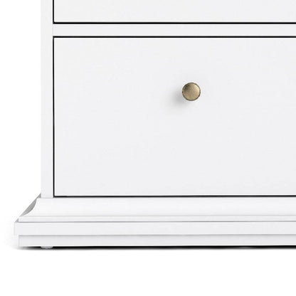 Paris White Chest of 6 Drawers - White Tree Furniture