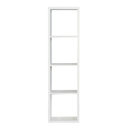Mauro 3 Shelves Storage Unit in Matt White - White Tree Furniture