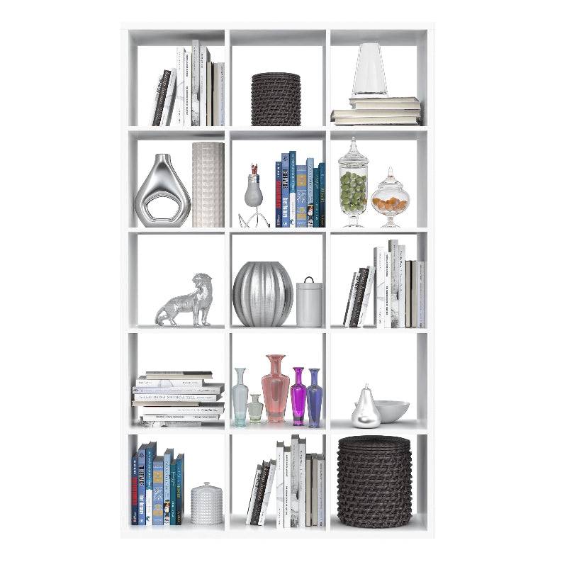 Mauro 3 x 5 Storage Unit in Matt White - White Tree Furniture