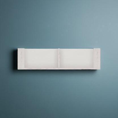 White wall shelf 84cm
