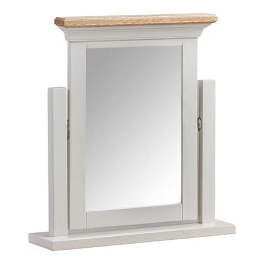 White wall-mounted cabinet with a wooden top on a white background