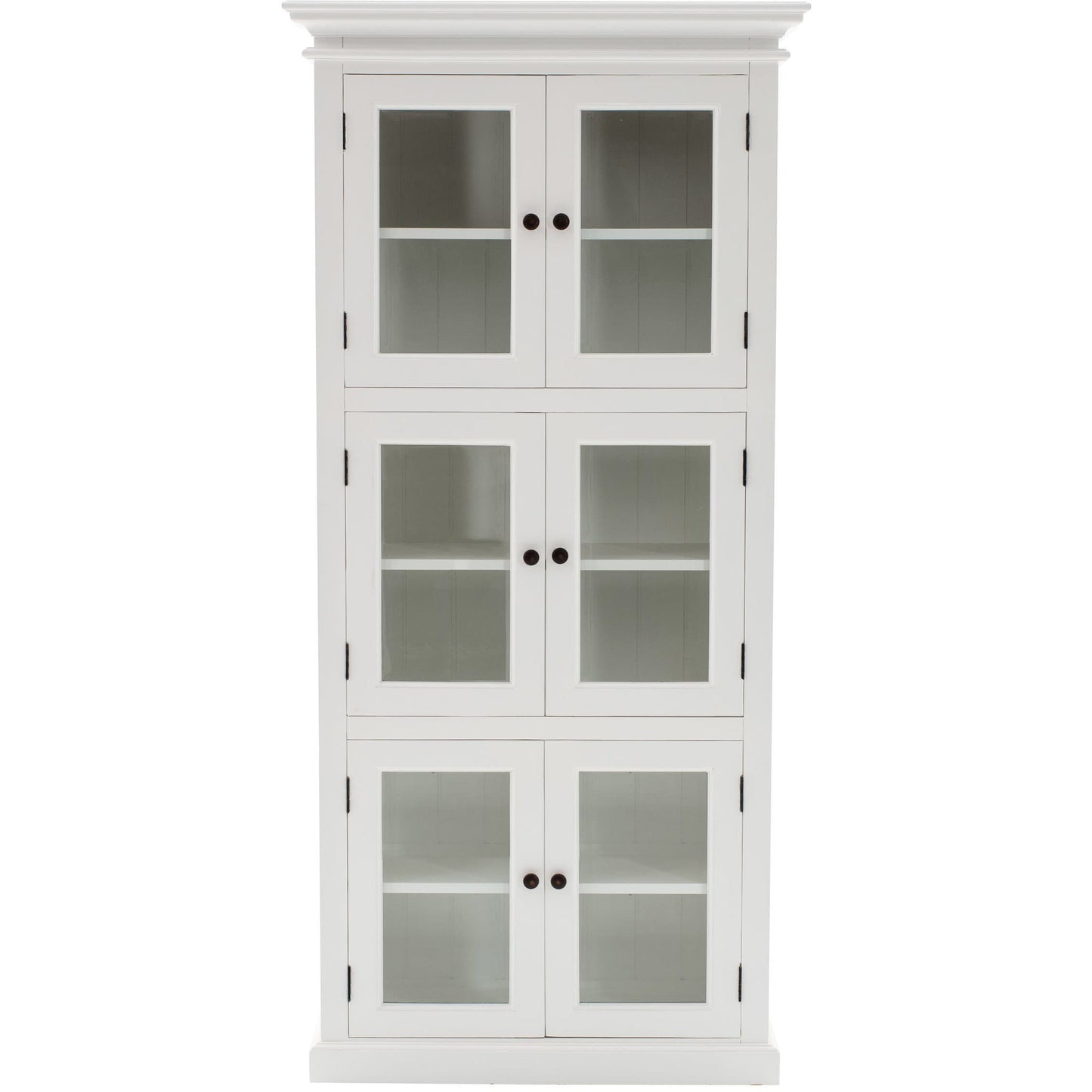 NOVASOLO HALIFAX Tall White Kitchen Pantry Cabinet CA610 - White Tree Furniture