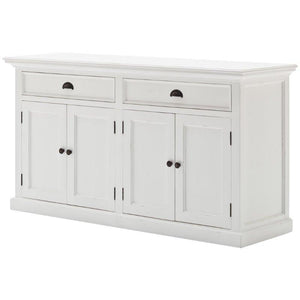 NOVASOLO Halifax White Painted Sideboard Cabinet B127 - White Tree Furniture