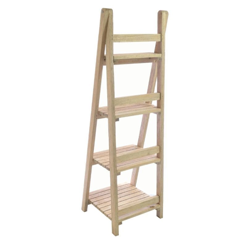 Vintage Ladder Bookcase Shelf Unit - White Tree Furniture