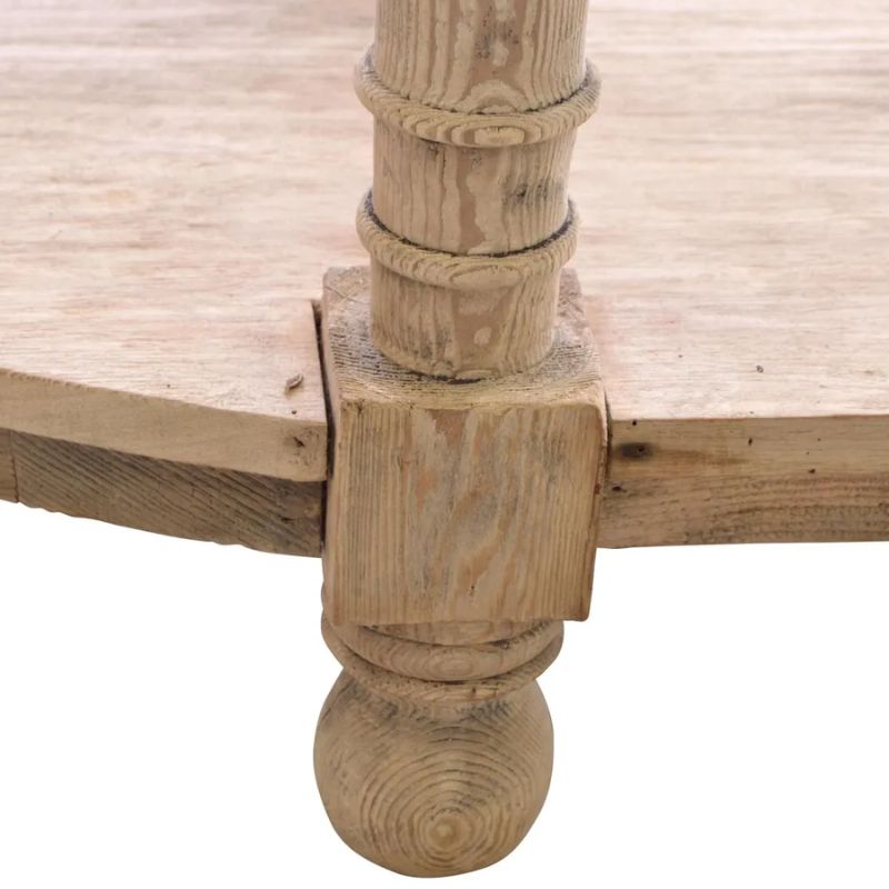 Vintage Demi Lune Long Console Table - White Tree Furniture