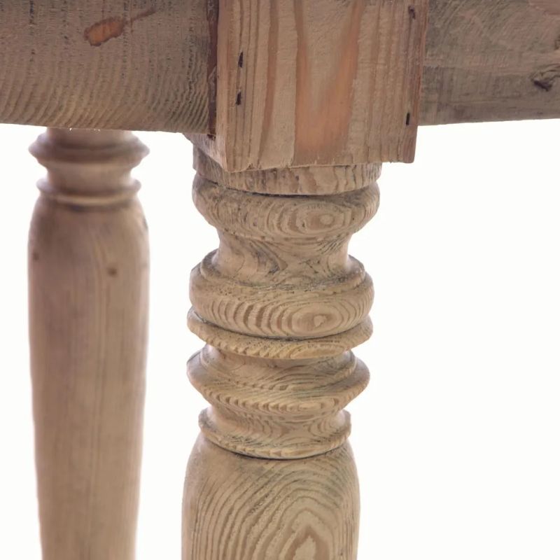Vintage Demi Lune Long Console Table - White Tree Furniture