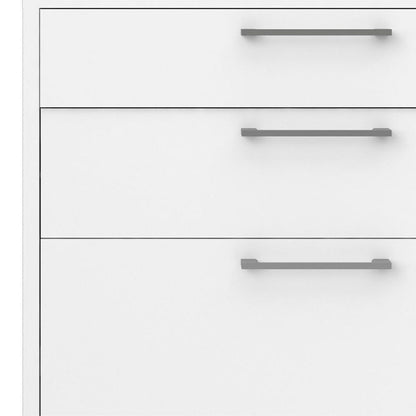 White drawers on a white background