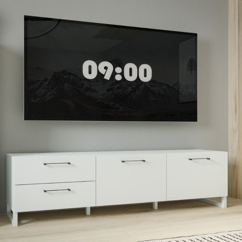 Light grey TV Cabinet for the modern living room