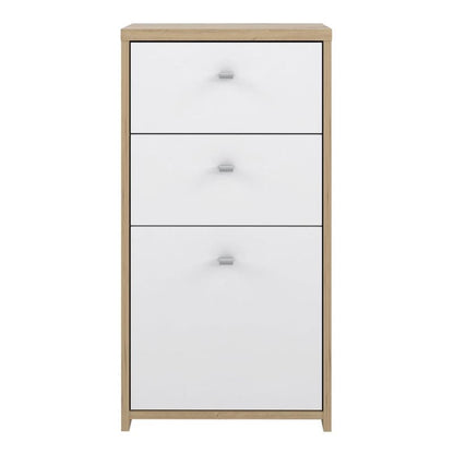 Best Chest Storage Cabinet in Artisan Oak / White - White Tree Furniture