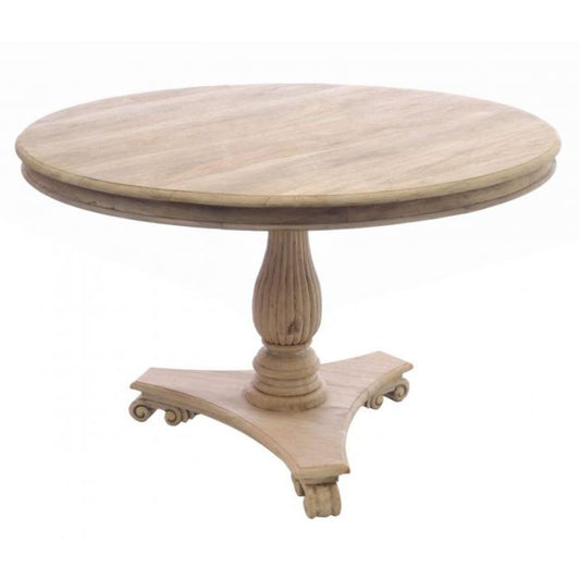 Vintage Family Round Table 120cm for 4 People - White Tree Furniture