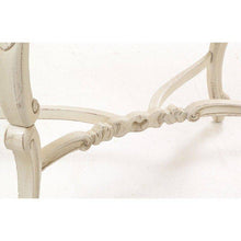 French Styled Distressed Cream Console Table from White Tree Furniture