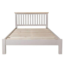 Toulouse Grey Painted Oak Double Bed Frame - White Tree Furniture