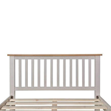 Toulouse Grey Painted Oak Double Bed Frame - White Tree Furniture