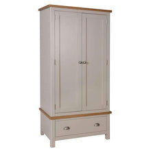 Toulouse Grey Painted Oak Wardrobe - White Tree Furniture