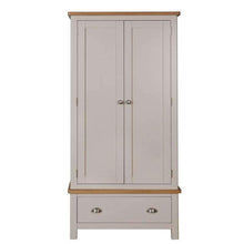 Toulouse Grey Painted Oak Wardrobe - White Tree Furniture