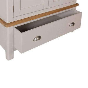 Toulouse Grey Painted Oak Wardrobe - White Tree Furniture