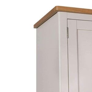 Toulouse Grey Painted Oak Wardrobe - White Tree Furniture