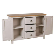 Toulouse Grey Painted Oak Large Sideboard - White Tree Furniture