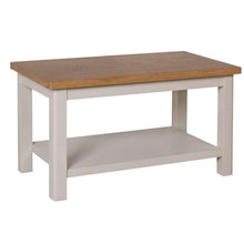 Toulouse Grey Painted Oak Small Coffee Table - White Tree Furniture