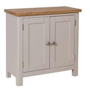 Toulouse Grey Painted Oak Small Sideboard - White Tree Furniture