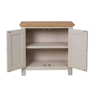 Toulouse Grey Painted Oak Small Sideboard - White Tree Furniture