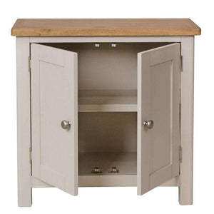 Toulouse Grey Painted Oak Small Sideboard - White Tree Furniture