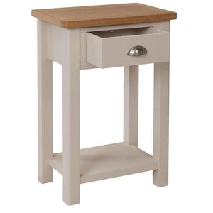 Toulouse Grey Painted Oak Telephone Table - White Tree Furniture