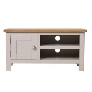 Toulouse Grey Painted Oak TV Unit - White Tree Furniture