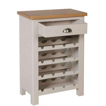 Toulouse Grey Painted Oak Wine Cabinet - White Tree Furniture