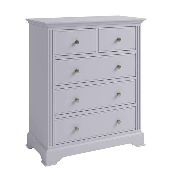 Alsace Grey Painted Chest of Drawers - White Tree Furniture