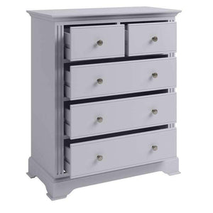 Alsace Grey Painted Chest of Drawers - White Tree Furniture