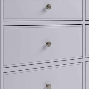 Alsace Grey Painted 6 Drawer Chest of Drawers - White Tree Furniture