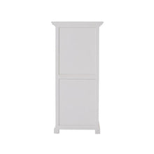 Halifax Grand White Painted Tallboy with 5 Drawers CA600L - White Tree Furniture