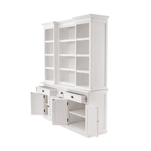 Novasolo Halifax White Kitchen Hutch Cabinet BCA605 - White Tree Furniture