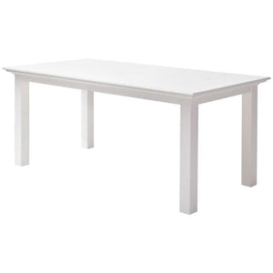 Halifax White Painted Dining Table 180cm - White Tree Furniture